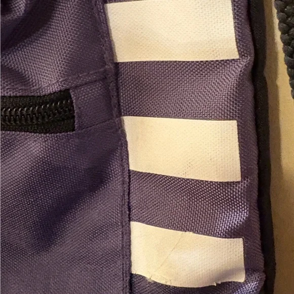 Adidas Purple & Black Drawstring Backpack - Picture 3 of 13